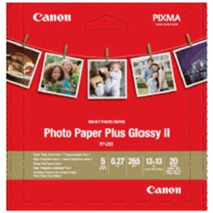 Canon PP-201,13x13cm fotopapír lesklý,20 ks,265g/m, 2311B060