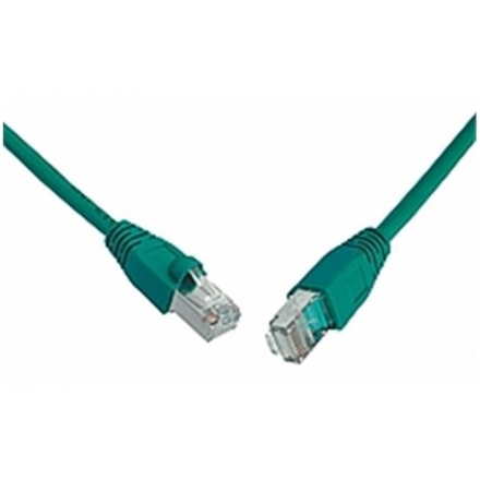 SOLARIX patch kabel CAT5E SFTP PVC 20m zelený snag-proof, 28452009