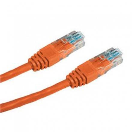 DATACOM patch cord UTP cat5e 0,5M oranžový, 1506