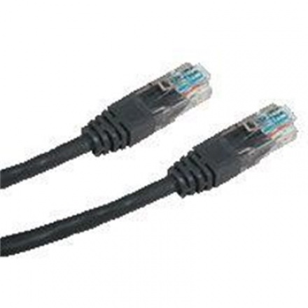 DATACOM patch cord UTP cat5e 1M černý, 1511