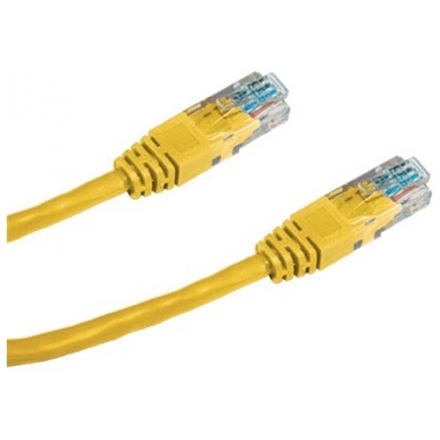 DATACOM Patch cord UTP CAT5E 1,5m žlutý, 1485