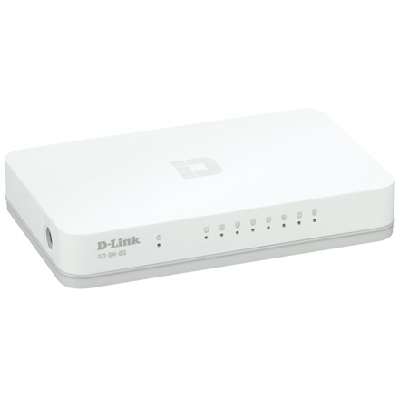 D-Link GO-SW-8G 8-Port GIGABIT EASY DESKTOP SWITCH, GO-SW-8G/E