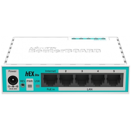 Mikrotik RB750r2 850MHz, 64MB RAM, 5x LAN, ROS L4, RB750r2