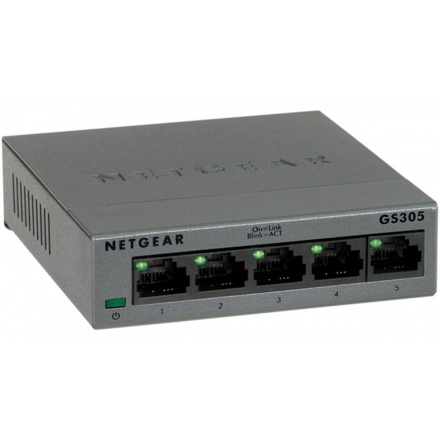 NETGEAR 5PT GE UNMANAGED SW METAL LP, GS305, GS305-300PES