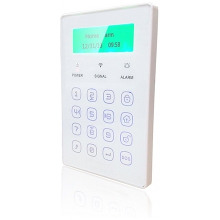 iGET SECURITY P13 - externí bezdrátová klávesnice s LCD displejem pro alarm M3B a M2B, SECURITY P13
