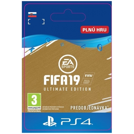 Sony Esd ESD SK PS4 - FIFA 19 Ultimate Edition, SCEE-XX-S0039331
