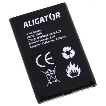 Aligator baterie A800/A850/A870/D920 Li-Ion bulk, A870BAL