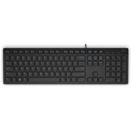 Dell KB216/Drátová USB/UK layout/Černá, 580-ADGV