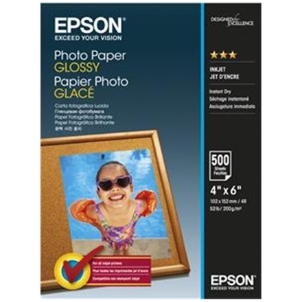 EPSON Photo Paper Glossy 10x15cm 500 listů, C13S042549