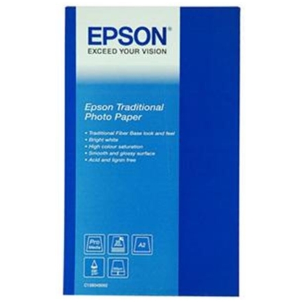 EPSON Traditional Photo Paper,DIN A2,330g/m?,25 Blatt, C13S045052