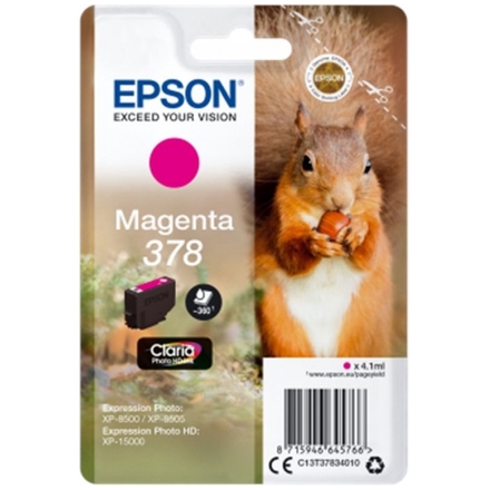 Epson Singlepack Magenta 378 Claria Photo HD Ink, C13T37834010 - originální