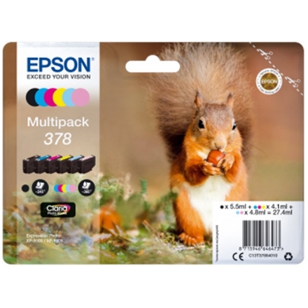 Epson Multipack 6-colours 378 Claria Photo HD Ink, C13T37884010 - originální