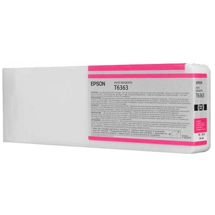 Epson T636 Vivid Magenta 700 ml, C13T636300 - originální