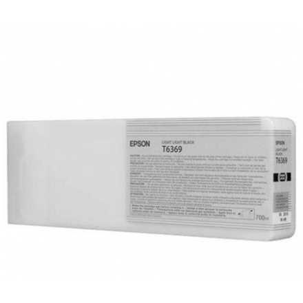 Epson T636 Light Light Black 700 ml, C13T636900 - originální