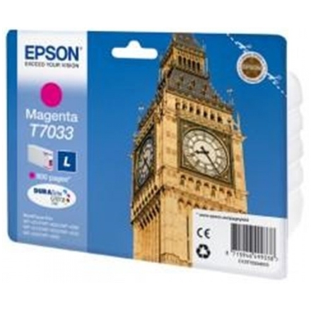 EPSON WP4000/4500 Series Ink Cartridge L Magenta 0.8k, C13T70334010 - originální