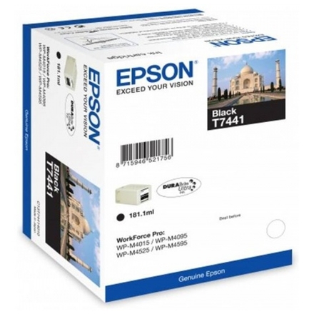 EPSON WP-M4000/M4500 Series Ink Cartridge Black 10K, C13T74414010 - originální