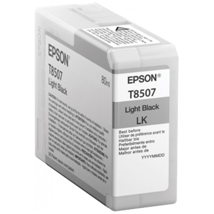 Epson Singlepack Photo Light Black T850700 UltraChrome HD ink 80ml, C13T850700 - originální