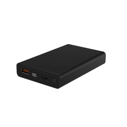 Powerbank 10000 mAh/PD USB-C 20W/USB-A 22.5W/black 12898