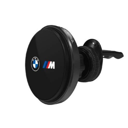 BMW M Edition Magnetický Držák do Auta s 15W Bezdrátovým Nabíjením Black, BMCMM22MRK