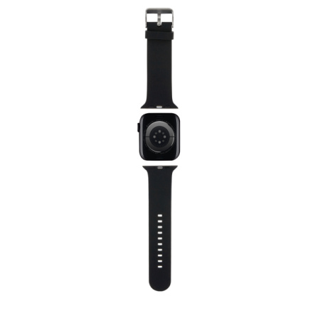 Karl Lagerfeld Karl Head NFT Řemínek pro Apple Watch 42/44/45/46/49 Black, KLAWLSLKNK