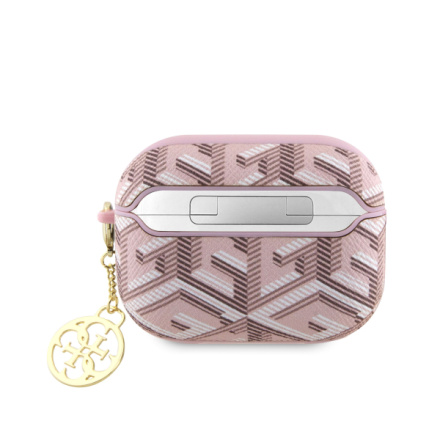 Guess PU G Cube Charm Pouzdro pro AirPods Pro Pink, GUAPPGCE4CP