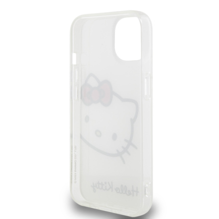 Hello Kitty IML Head Logo Zadní Kryt pro iPhone 13 White , HKHCP13MHCKHST