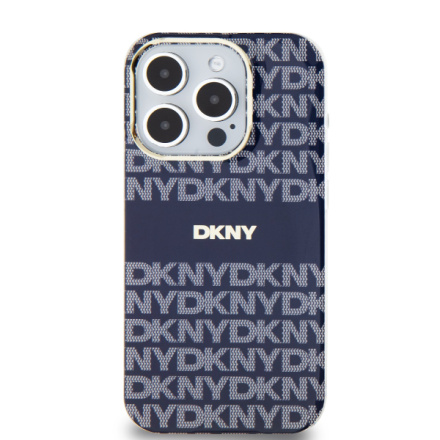 DKNY PC/TPU Repeat Pattern Tonal Stripe Magsafe Zadní Kryt pro iPhone 13 Pro Blue, DKHMP13LHRHSEB