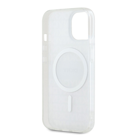 DKNY PC/TPU Repeat Pattern Tonal Stripe Magsafe Zadní Kryt pro iPhone 15 Beige, DKHMP15SHRHSEE