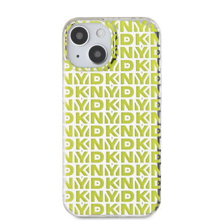 DKNY PC/TPU Repeat Pattern Zadní Kryt pro iPhone 15 Yellow, DKHCP15SHOPECY