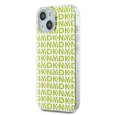 DKNY PC/TPU Repeat Pattern Zadní Kryt pro iPhone 15 Yellow, DKHCP15SHOPECY