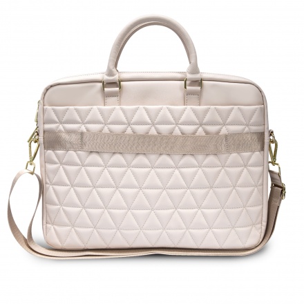 Guess Quilted Taška pro Notebook 15" Pink, GUCB15QLPK