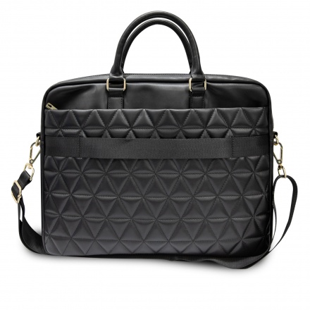 Guess Quilted Taška pro Notebook 15" Black, GUCB15QLBK