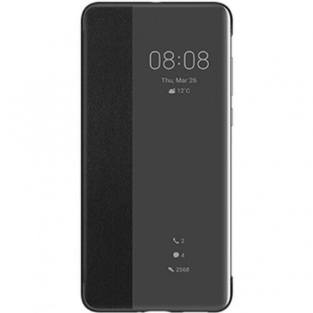 Huawei Original S-View Pouzdro pro Huawei P40 Black, 2451607