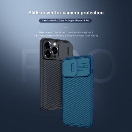 Nillkin CamShield PRO Zadní Kryt pro Apple iPhone 13 Pro Black, 57983105534