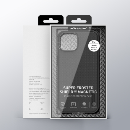 Nillkin Super Frosted PRO Magnetic Zadní Kryt pro Apple iPhone 13/14 Black, 57983110519