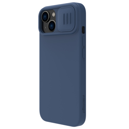 Nillkin CamShield Silky Silikonový Kryt pro Apple iPhone 15 Plus Midnight Blue, 57983117023