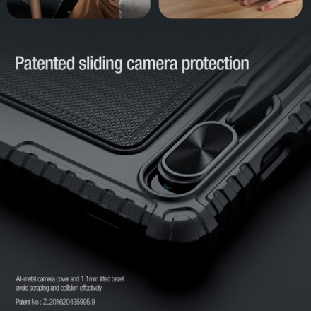 Nillkin Bumper Combo Keyboard Case (Backlit Version) pro Samsung Tab S9 Black, 57983119369