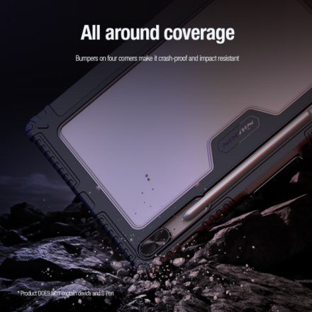 Nillkin Bumper PRO Protective Stand Case Multi-angle pro Samsung Galaxy Tab S9 FE+ Black, 57983119898