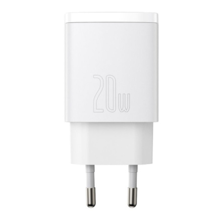 Baseus  Compact Quick Nabíječka USB/USB-C 20W White, CCXJ-B02