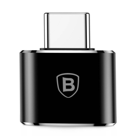 Baseus  Adaptér z USB-A na USB-C Black , CATOTG-01