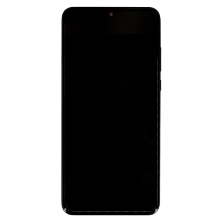 LCD Display + Dotyková Deska + Přední Kryt Huawei P30 Lite 2020 New Edition Black (pro 48MP foto) (Service Pack), 02353FPX