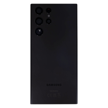 Samsung S908B Galaxy S22 Ultra Kryt Baterie Phantom Black (Service Pack), GH82-27457A