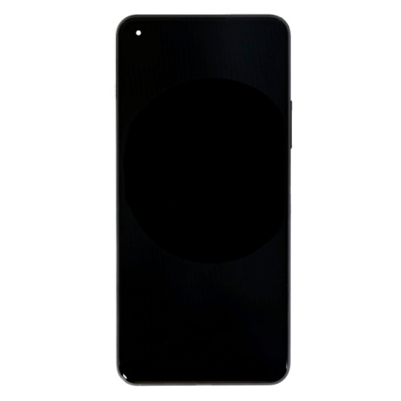 LCD Display + Dotyková Deska + Přední Kryt pro Xiaomi 11 Lite NE 5G Black (Service Pack), 5600030K9D00