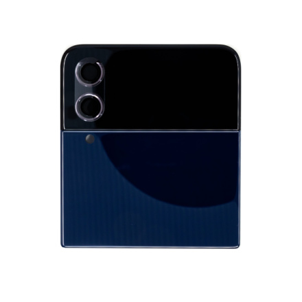 Zadní kryt vč Displeje + Čočky Fotoaparátu Samsung F721 Galaxy Z Flip 4 5G Navy (Service Pack), GH97-27947E