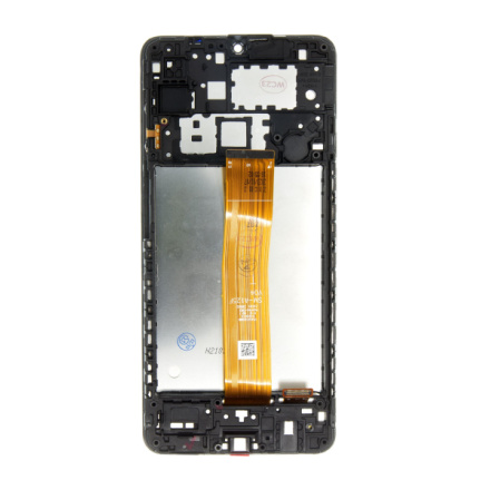 LCD display + Dotyk + Přední Kryt pro Samsung A125 Galaxy A12 Black, 57983113278 - neoriginální