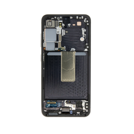 LCD display + Dotyk + Přední kryt Samsung S911 Galaxy S23 Phantom Black (Service Pack) , GH82-30480A