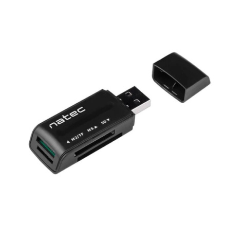 Natec USB Čtečka Karet All-in One Mini, NCZ-0560