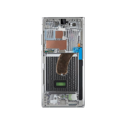 Samsung S918B Galaxy S23 Ultra Přední Rámeček Lime/Sky Blue (Service Pack), GH96-15833G