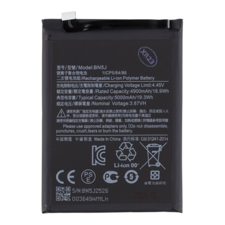 BN5J Xiaomi Baterie 5000mAh (OEM), 57983114789