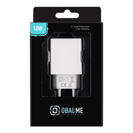 OBAL:ME Cestovní Nabíječka USB-A 10W White, 10W1UWH